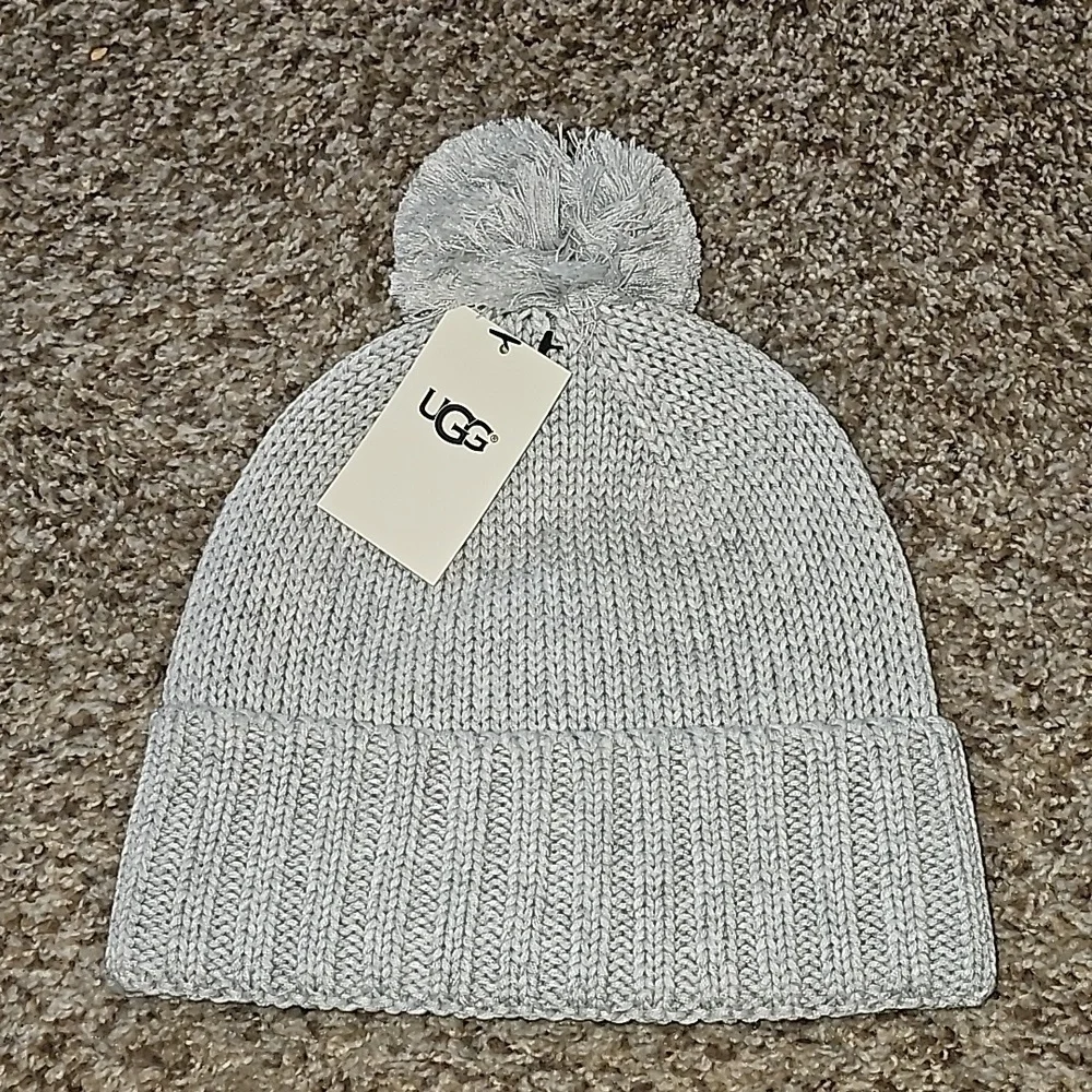 UGG Cuff Hat with Pom